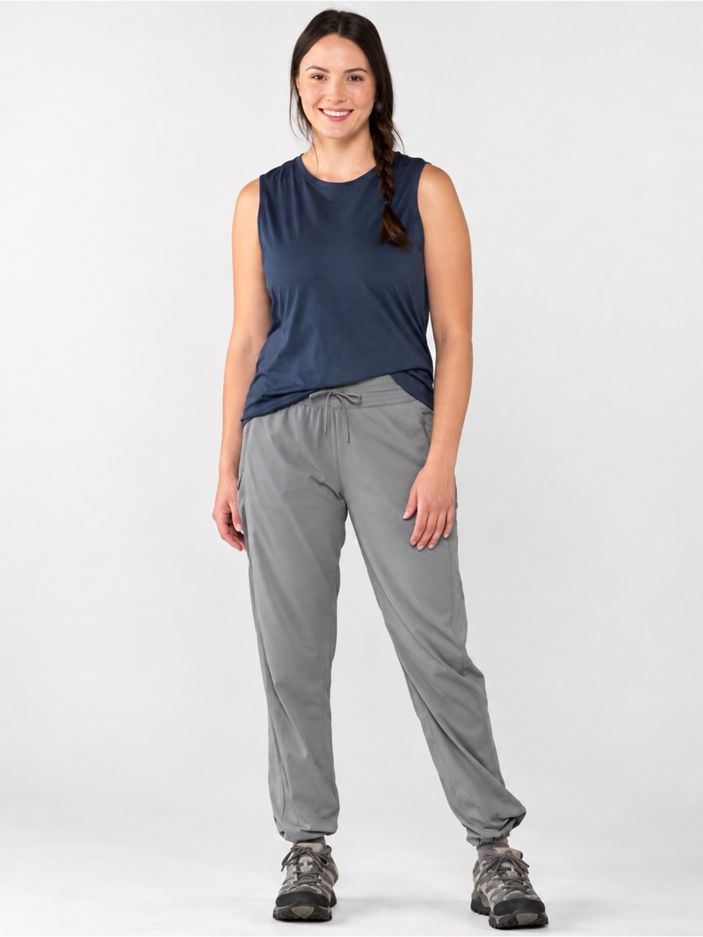 The North Face Smoked Pearl Gray Aphrodite Motion Lightweight Pants Size Medium